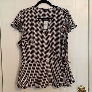 Tommy Hilfiger wrap blouse size XXL